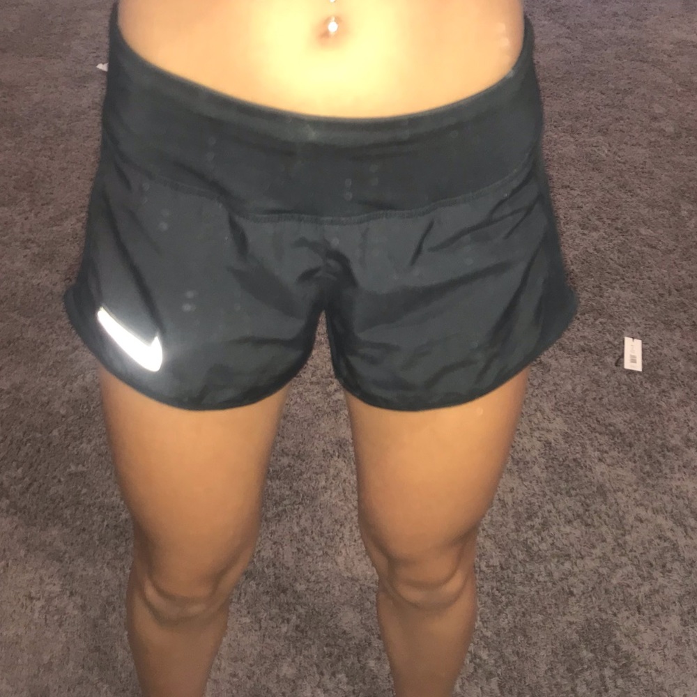 black nike shorts